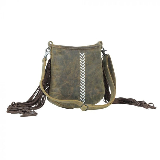 Myra Rug & Hairon Flap Messenger Bag