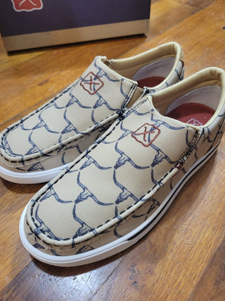 Twisted X Shoes Longhorn Slip-On Kicks